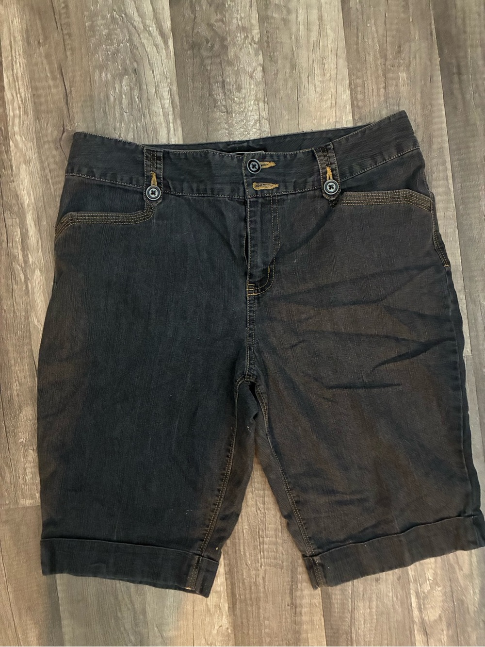 Cato Black and Gray Denim Pants